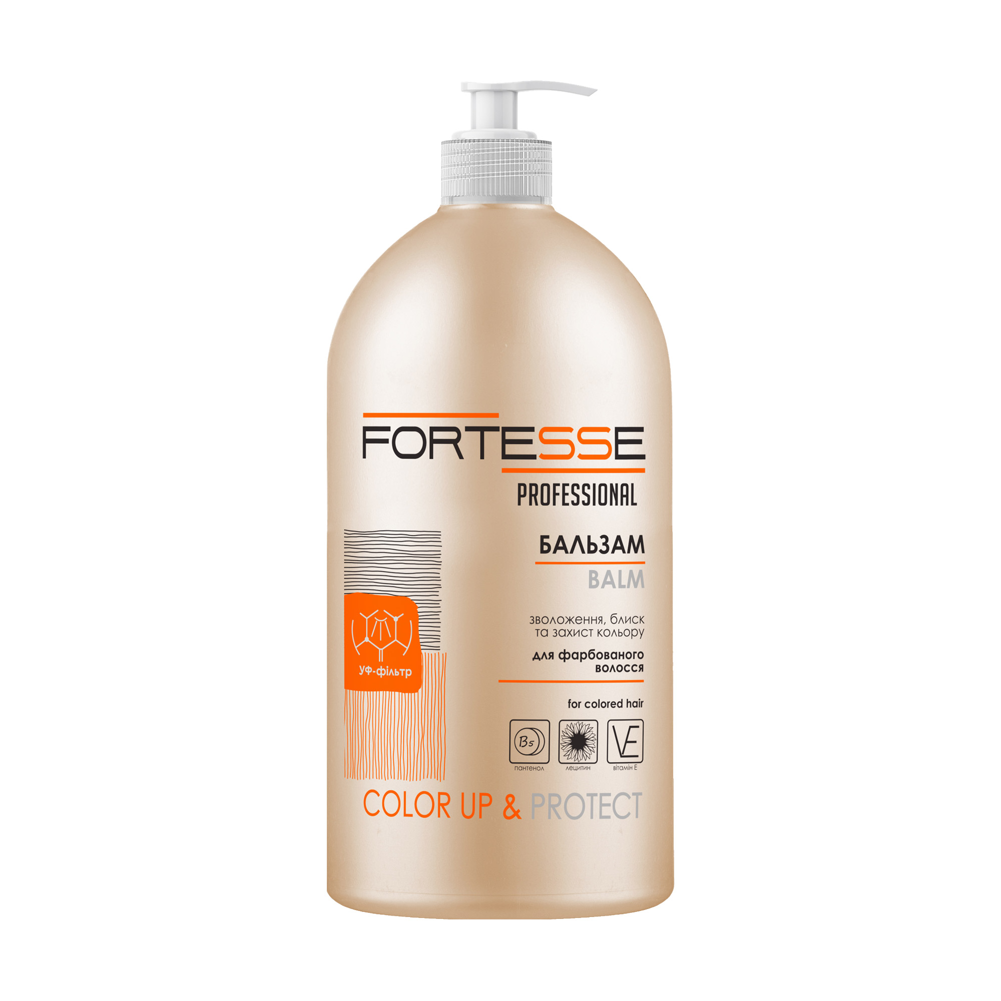 Бальзам Fortesse Professional Color Up &amp; Protect для фарбованого волосся, 1 л